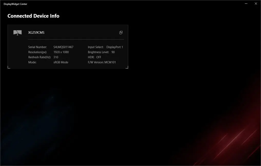 ASUS ROG STRIX XG259CMS