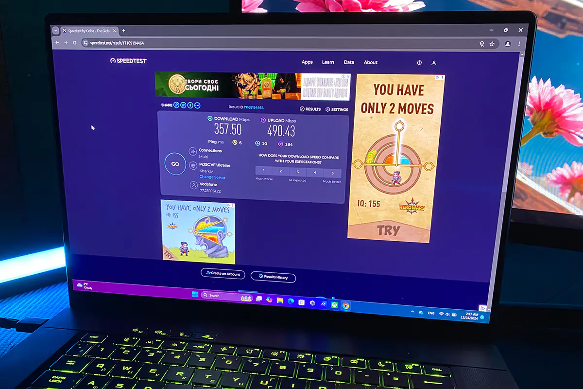 ASUS ROG Zephyrus G16 2024 (GA605WI-QR107X)