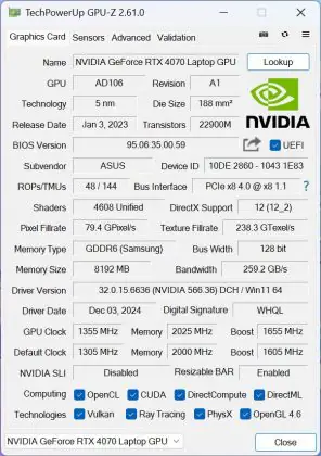 ASUS ROG Zephyrus G16 2024 (GA605WI-QR107X)