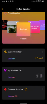 Application Earfun