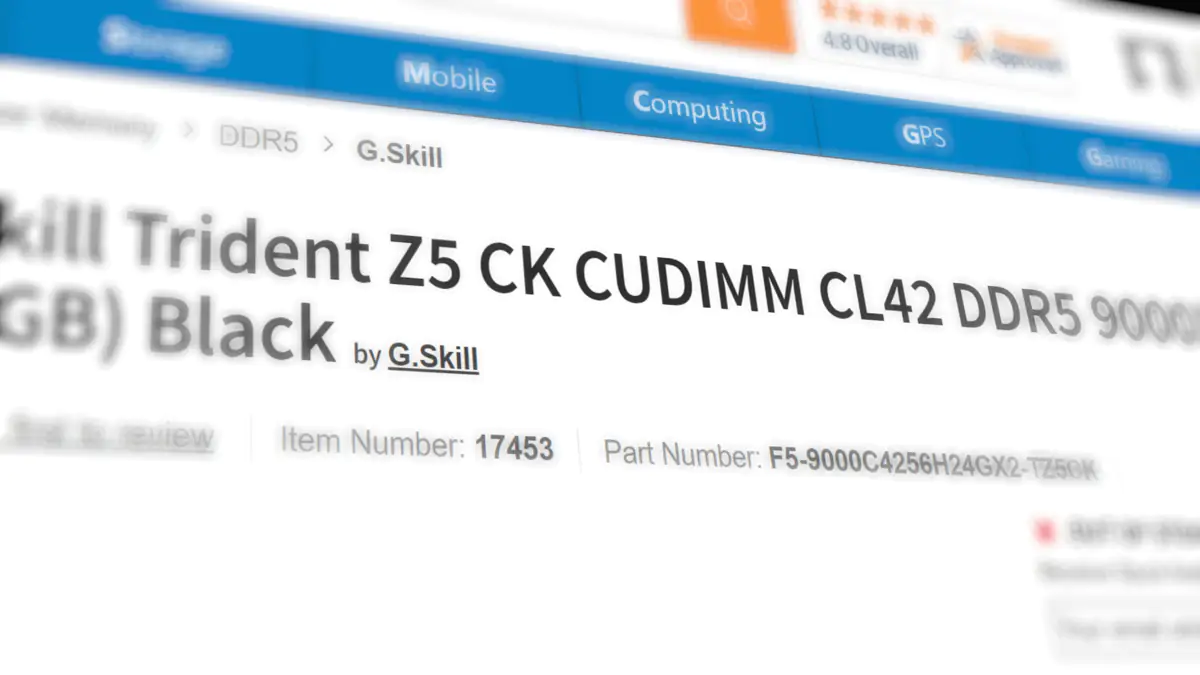 G.SKILL Trident Z5 CK Series