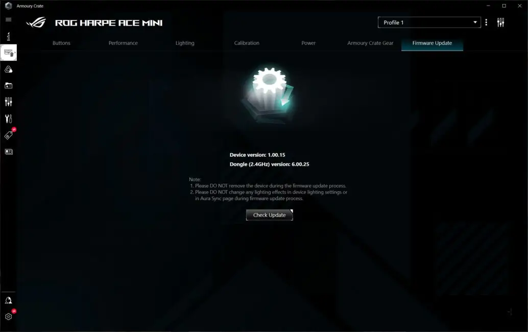 ASUS ROG Harpe Ace Mini