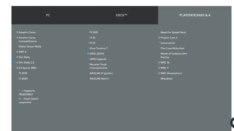 Logitech G923