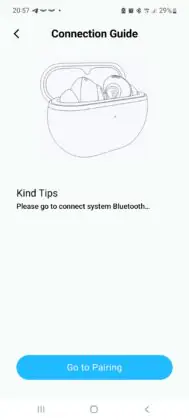 Application Pearlclip Pro de Soundpeats