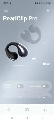 Application Pearlclip Pro de Soundpeats