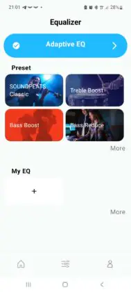 Application Pearlclip Pro de Soundpeats