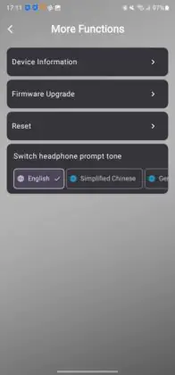 SoundPEATS Engine4: PeatsAudio App