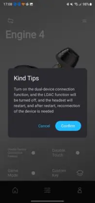 SoundPEATS Engine4: PeatsAudio App