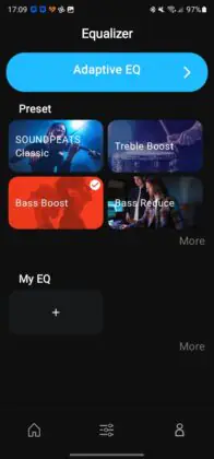 SoundPEATS Engine4: PeatsAudio App