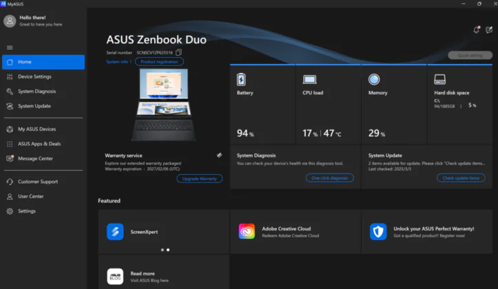 ASUS Zenbook DUO 2025