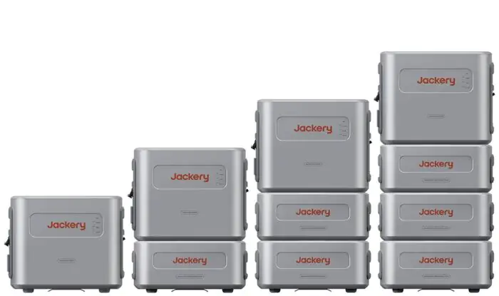 Three batteries Jackery