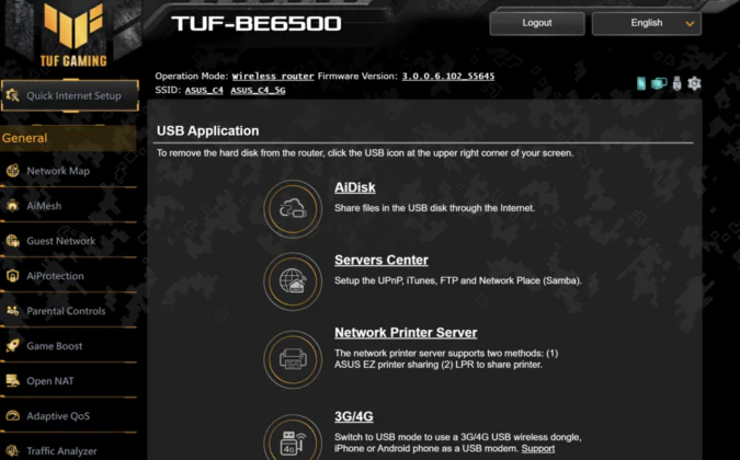 ASUS TUF Gaming BE6500