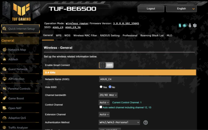 ASUS TUF Gaming BE6500