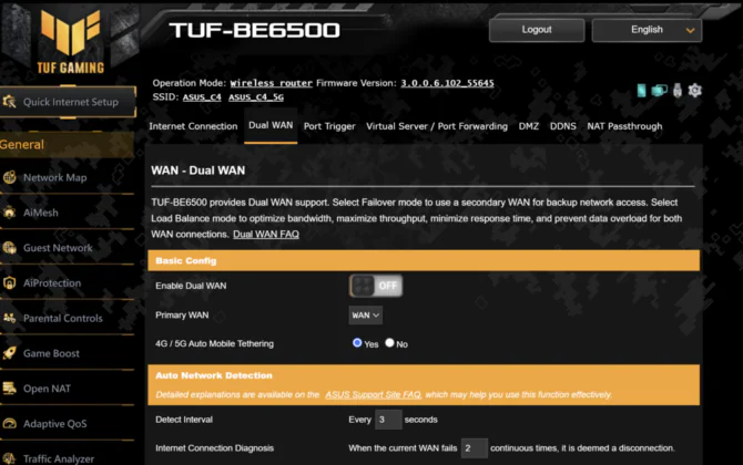 ASUS TUF Gaming BE6500