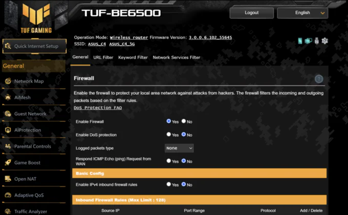 ASUS TUF Gaming BE6500