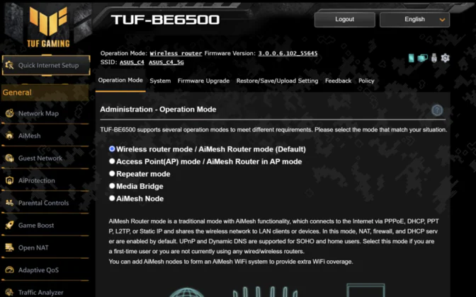 ASUS TUF Gaming BE6500