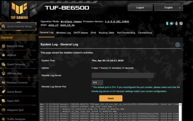 ASUS TUF Gaming BE6500