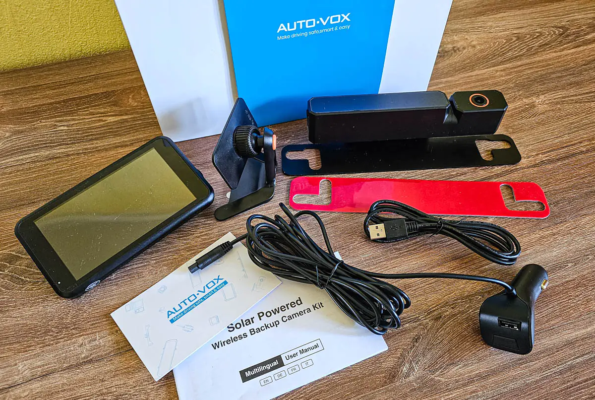Caméra de recul solaire sans fil AUTO-VOX