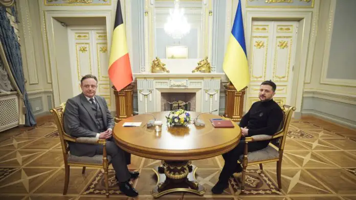 Volodymyr Zelenskyy and Bart De Wever