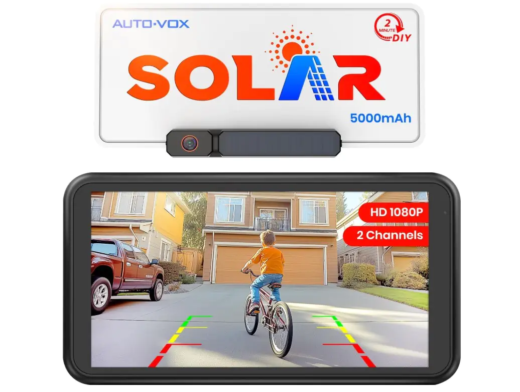Caméra de recul solaire sans fil AUTO-VOX