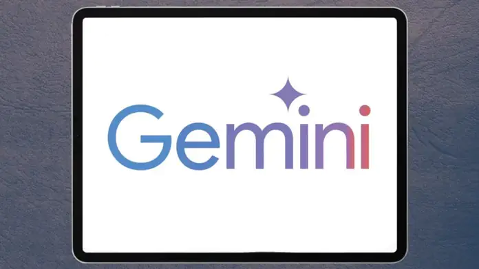 Gemini AI iPad