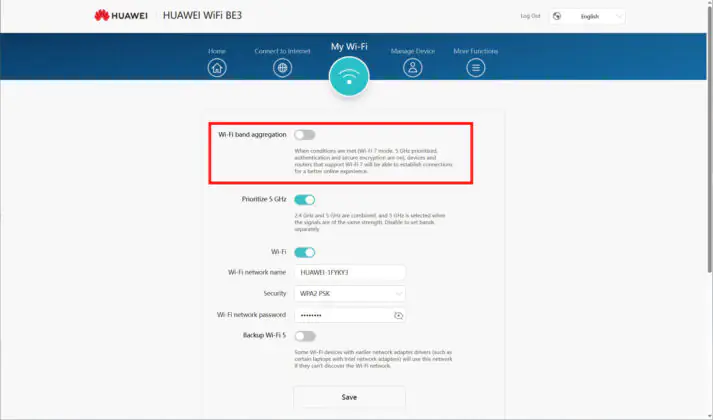 HUAWEI WiFi BE3